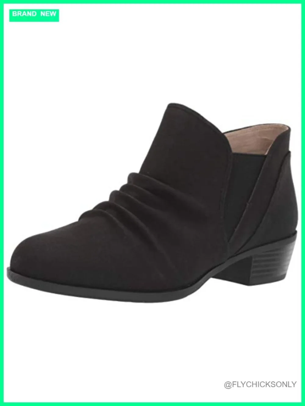 LifeStride Aurora Women's Ankle Bootie Block Heel Memory Foam